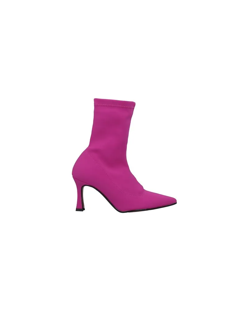 Divine Follie SCHUHE - Stiefelettenauf YOOX.COM Fuchsia