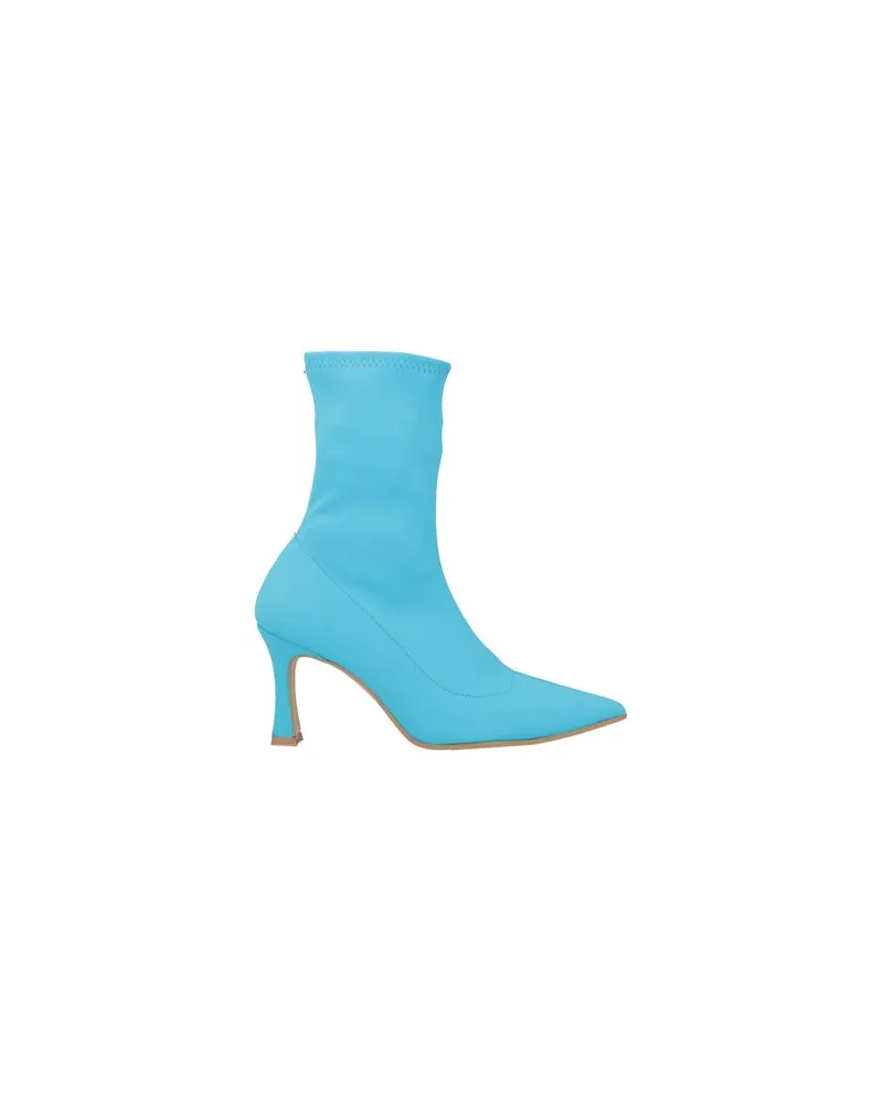 Divine Follie SCHUHE - Stiefelettenauf YOOX.COM Himmelblau