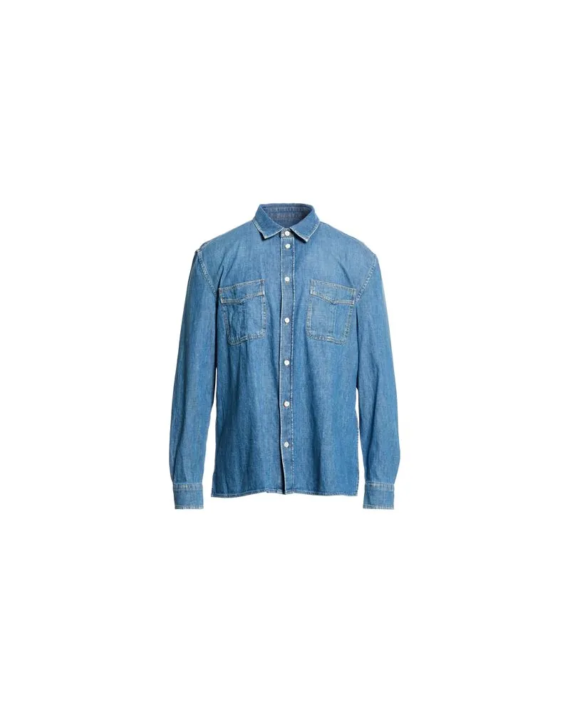 Dondup TOPS - Jeanshemdenauf YOOX.COM Blau