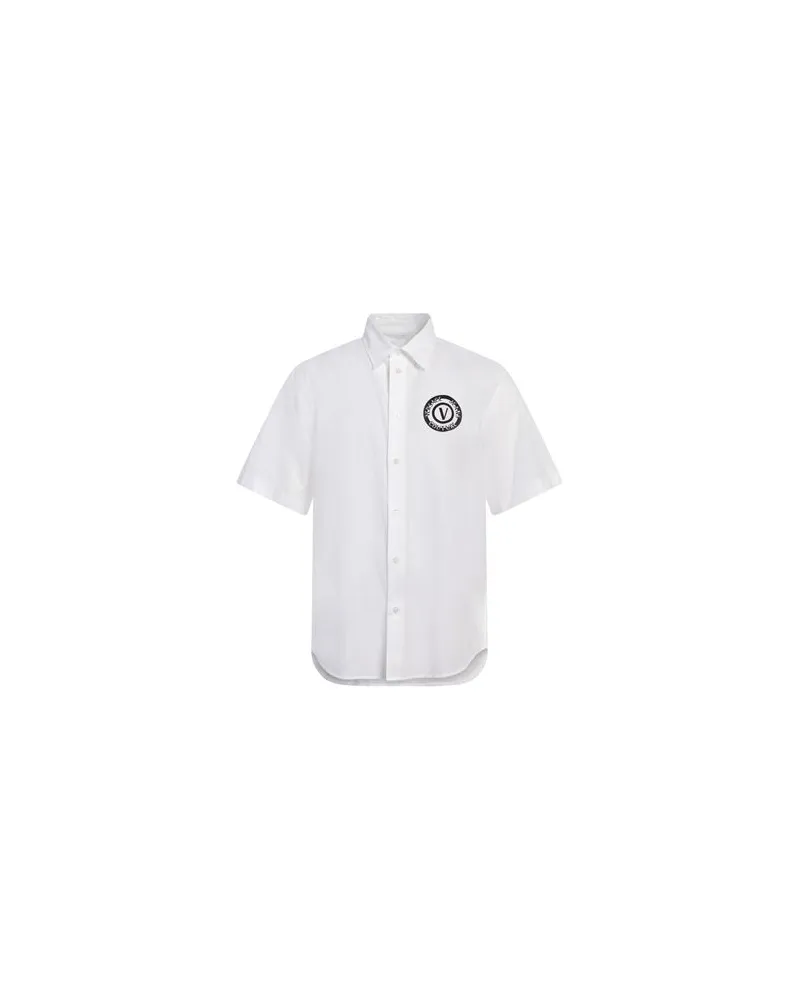 Versace Jeans TOPS - Hemdenauf YOOX.COM Weiß