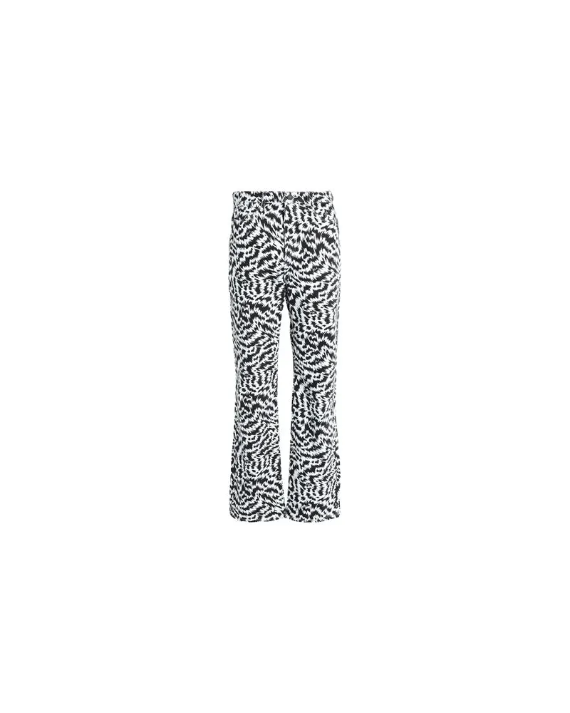 Karl Lagerfeld BW AOP DENIM PANTS  - HOSEN & RÖCKE - Jeanshosenauf YOOX.COM Weiß