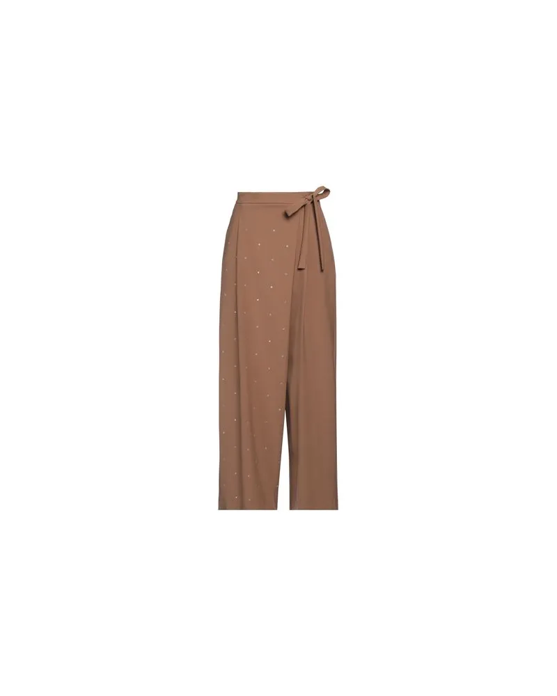 ALYSI CHOCOLAT - HOSEN & RÖCKE - Hosenauf YOOX.COM Kamel