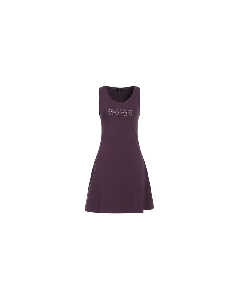 Mangano KLEIDER - Mini-Kleiderauf YOOX.COM Pflaume