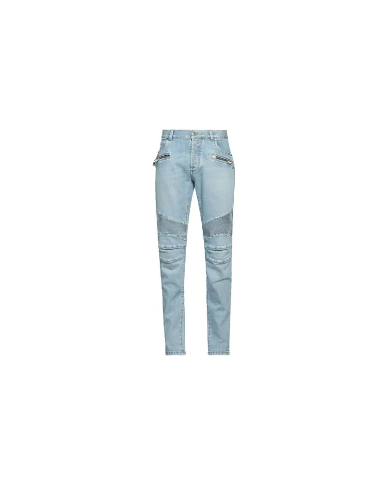 Balmain HOSEN & RÖCKE - Jeanshosenauf YOOX.COM Blau