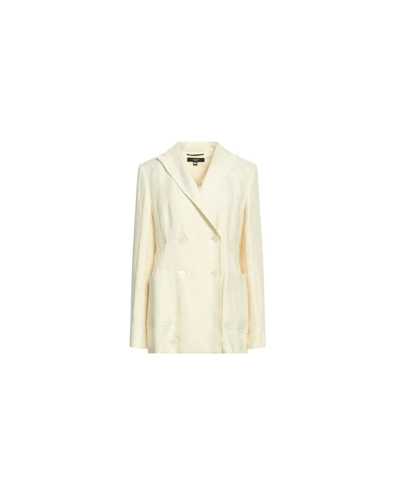 Max Mara ANZÜGE und CO-ORDS - Blazersauf YOOX.COM Cremeweiß