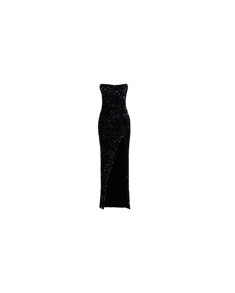 Balmain KLEIDER - Maxi-Kleiderauf YOOX.COM Schwarz