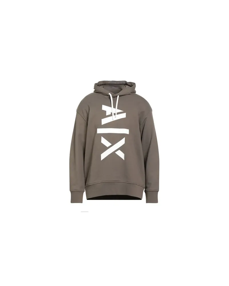 Armani Exchange TOPS - Sweatshirtsauf YOOX.COM Khaki
