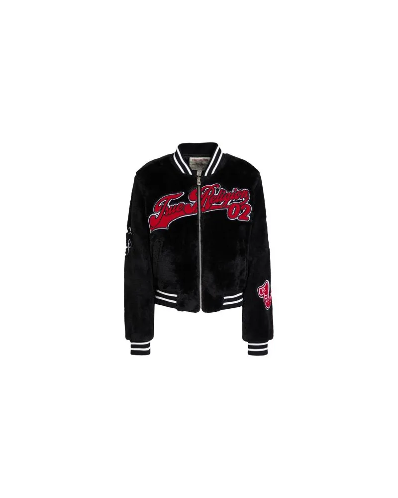 True Religion JACKEN & MÄNTEL - Shearling- & Kunstfellauf YOOX.COM Schwarz
