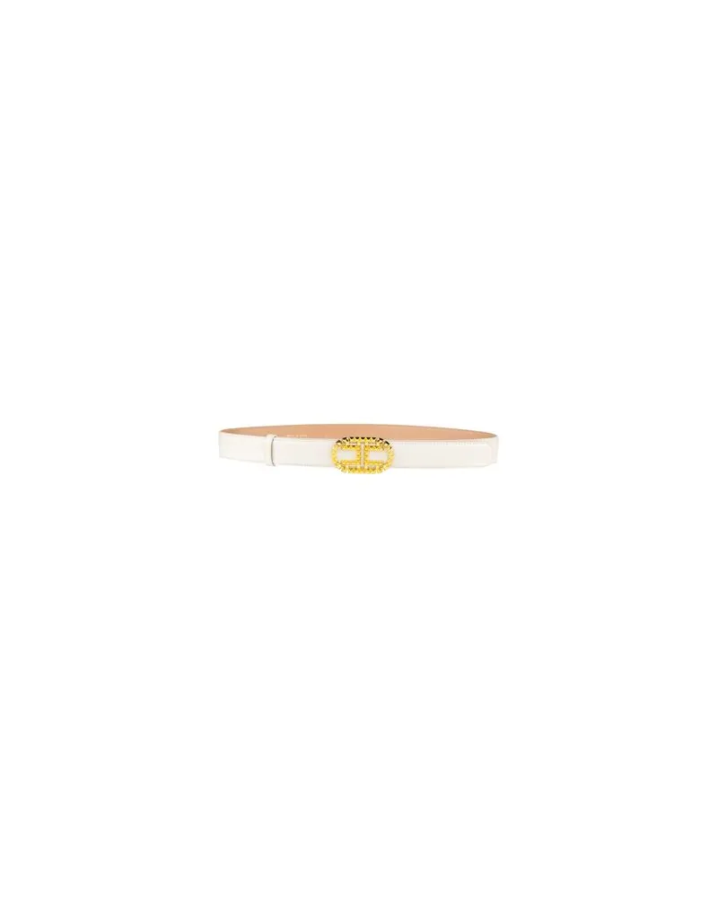 Elisabetta Franchi Kleinlederwaren - Gürtelauf YOOX.COM Elfenbein