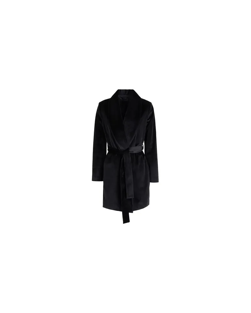 8 by Yoox VELVET LONGLINE BELTED BLAZER  - ANZÜGE und CO-ORDS - Blazersauf YOOX.COM Schwarz
