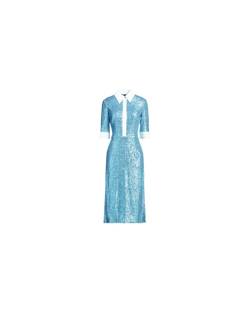 Elisabetta Franchi KLEIDER - Midi-Kleiderauf YOOX.COM Azurblau