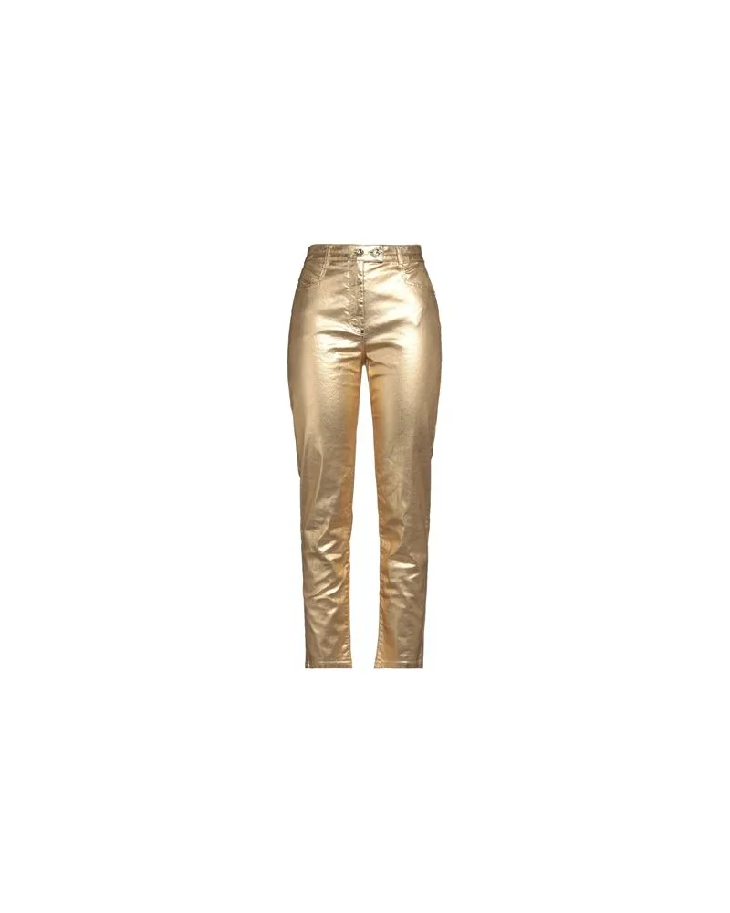 Patrizia Pepe HOSEN & RÖCKE - Jeanshosenauf YOOX.COM Gold