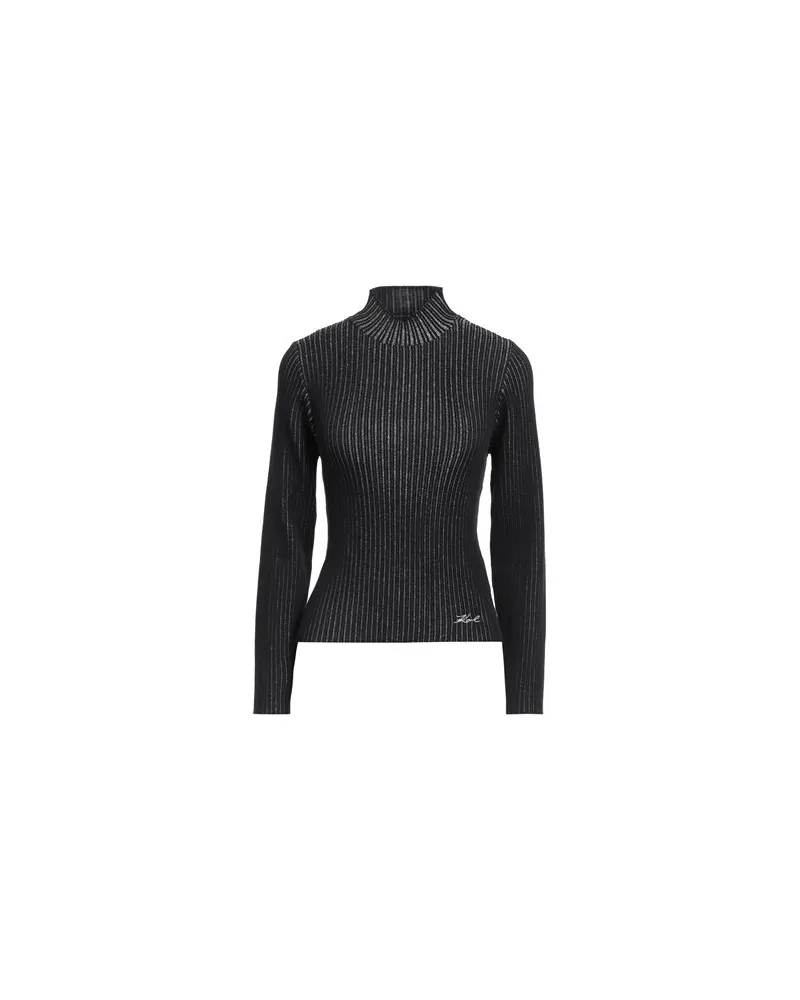 Karl Lagerfeld STRICKWAREN - Rollkragenpulloverauf YOOX.COM Schwarz