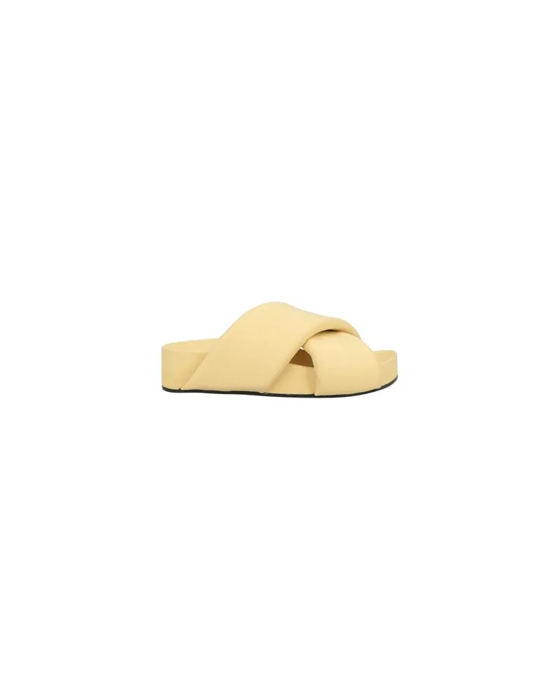 Jil Sander SCHUHE - Sandalenauf YOOX.COM Cremeweiß