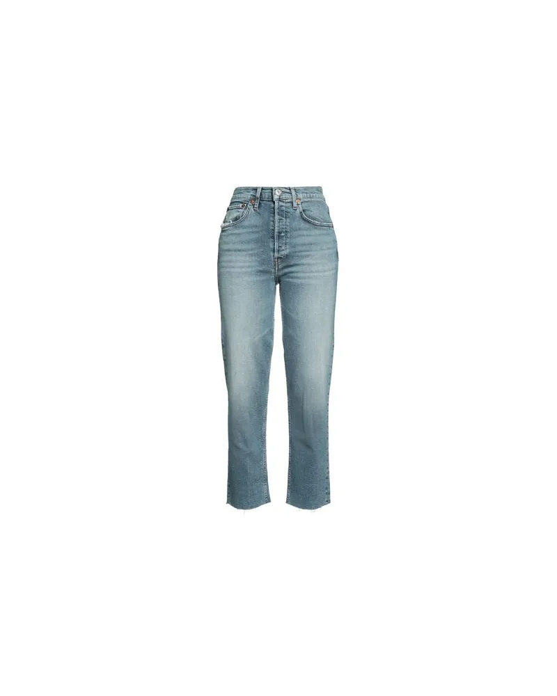 RE/DONE HOSEN & RÖCKE - Jeanshosenauf YOOX.COM Blau