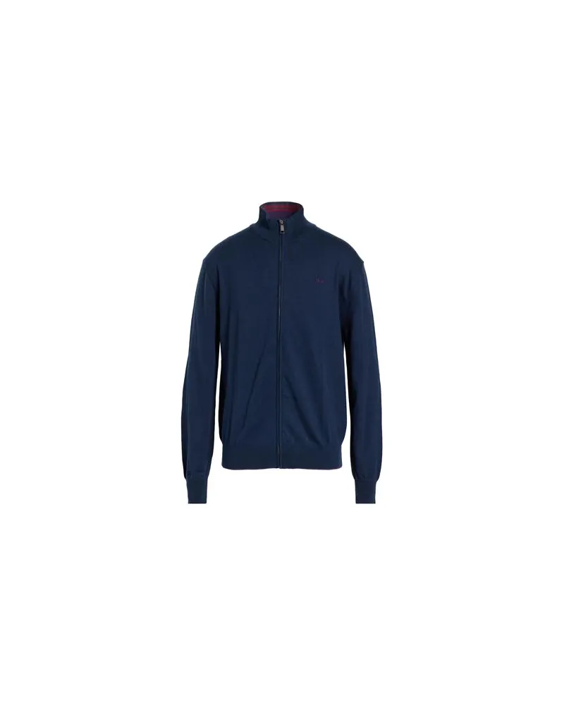 La Martina STRICKWAREN - Strickjackenauf YOOX.COM Marineblau