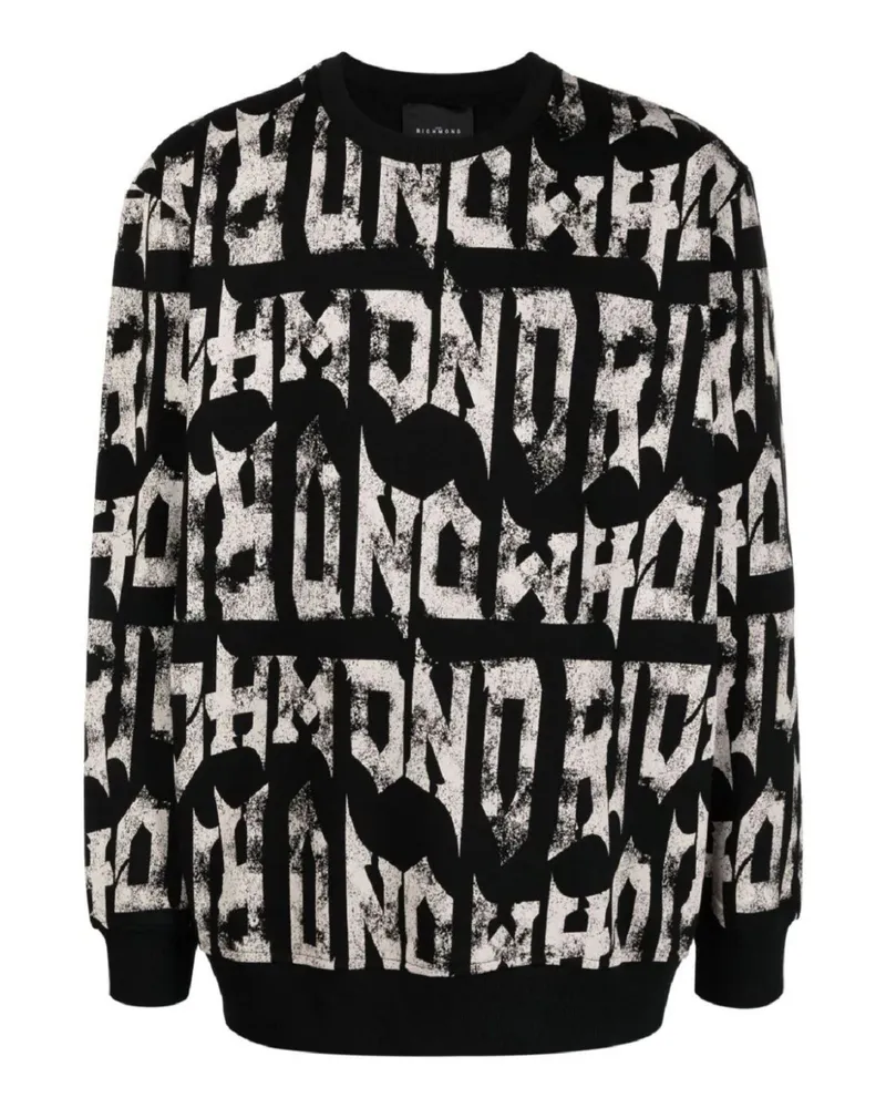 John Richmond Sweatshirt Schwarz