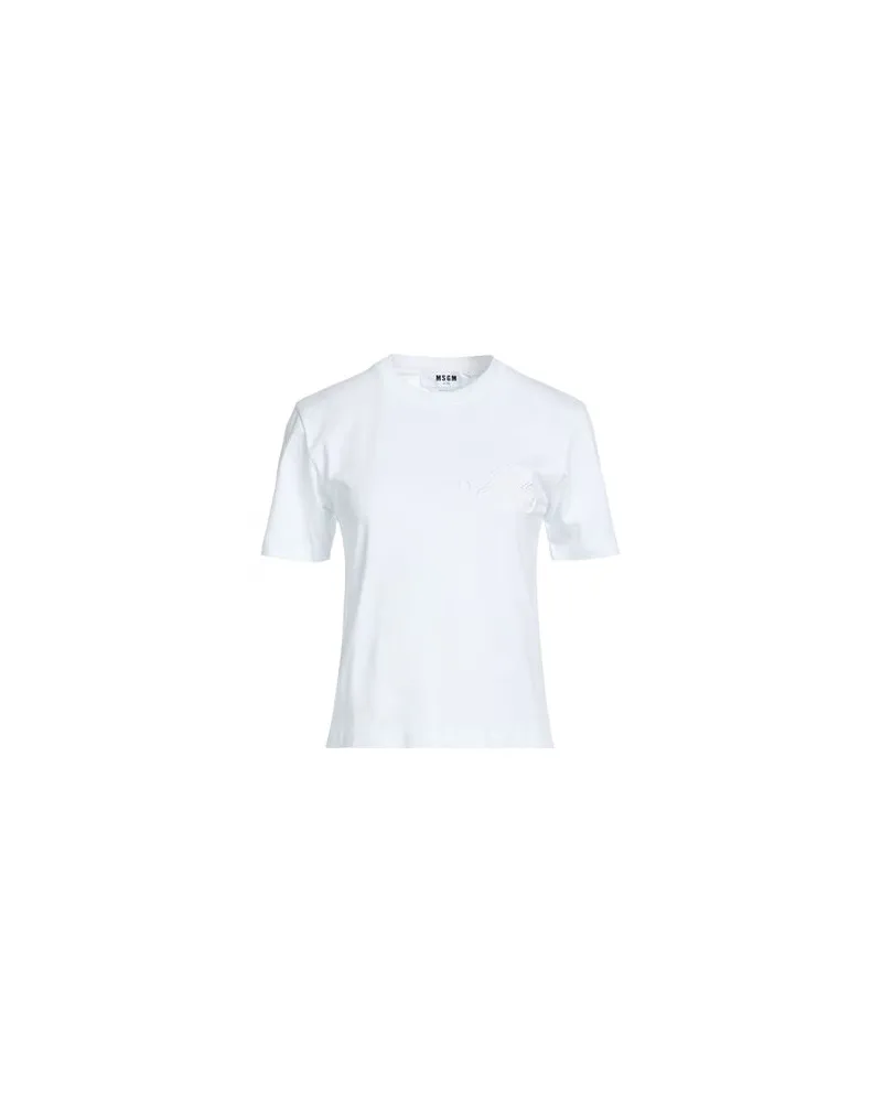MSGM TOPS - T-shirtsauf YOOX.COM Weiß