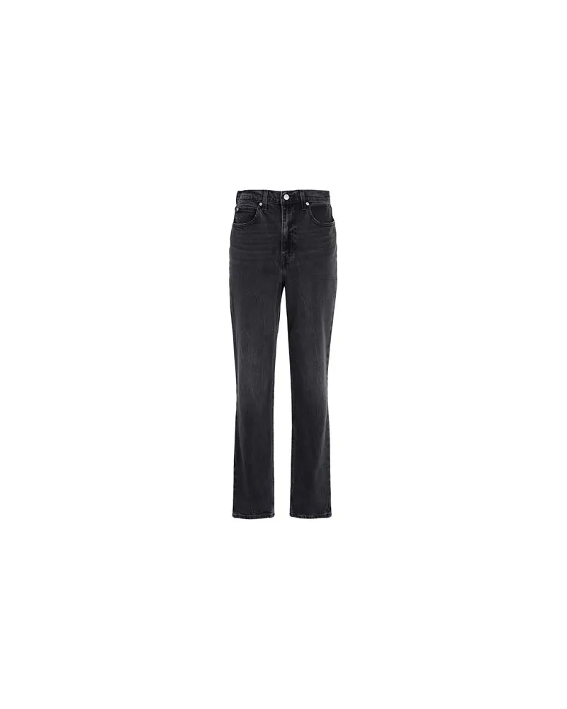 Levi's 70S HIGH SLIM STRAIGHT  - HOSEN & RÖCKE - Jeanshosenauf YOOX.COM Schwarz