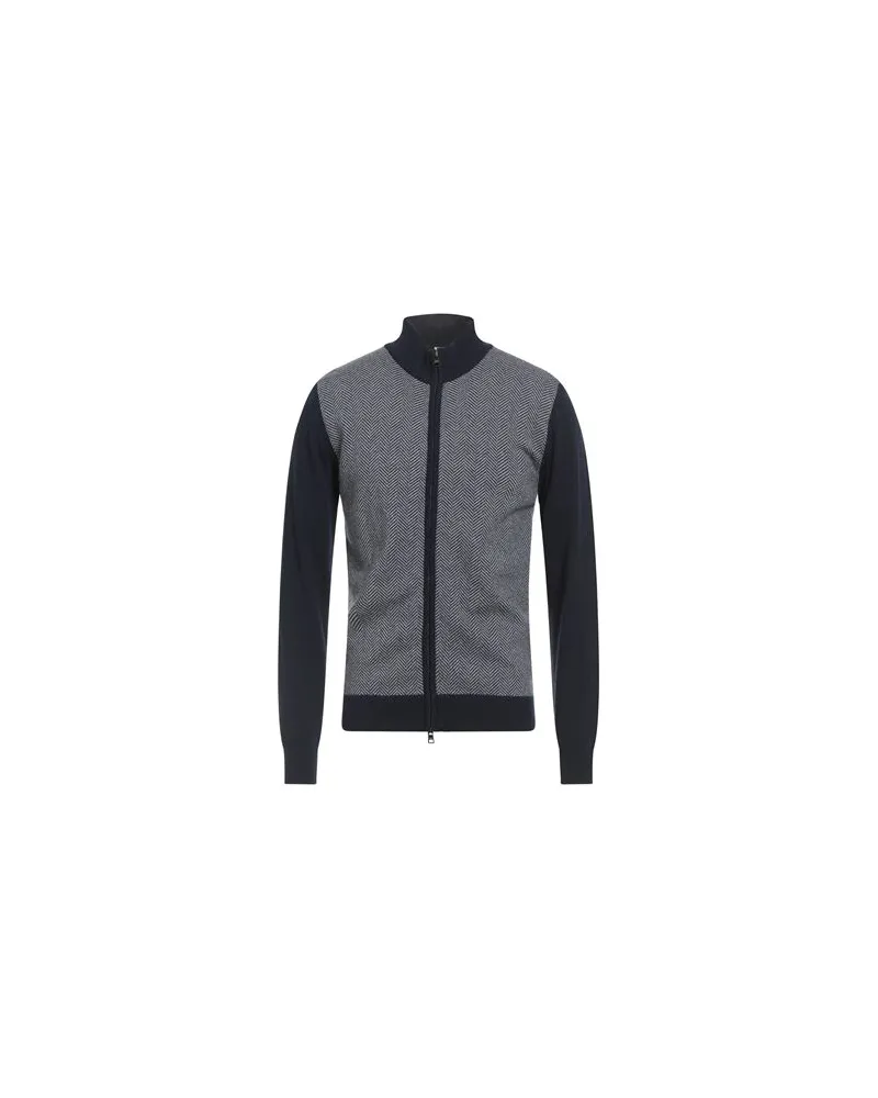Luigi Borrelli STRICKWAREN - Strickjackenauf YOOX.COM Marineblau