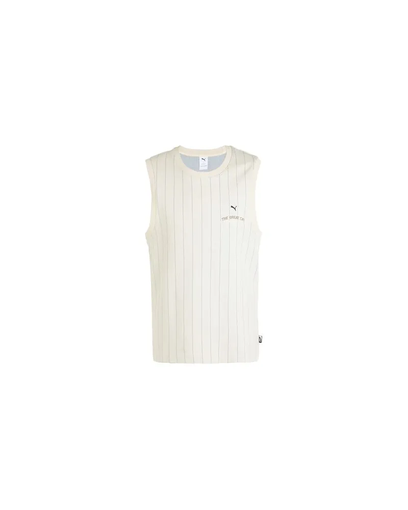 Puma BASKETBALL NOSTALGIA Knitted Jersey  - TOPS - T-shirtsauf YOOX.COM Beige