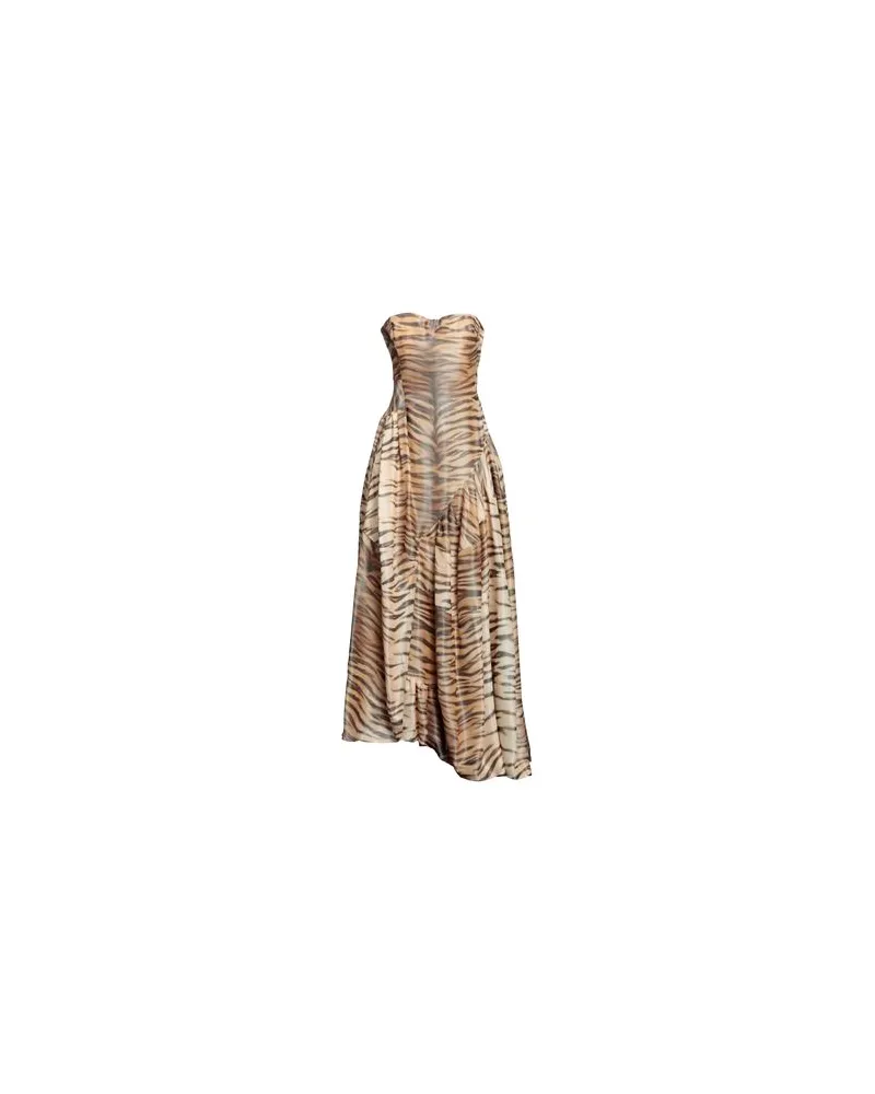 Ermanno Scervino KLEIDER - Maxi-Kleiderauf YOOX.COM Kamel