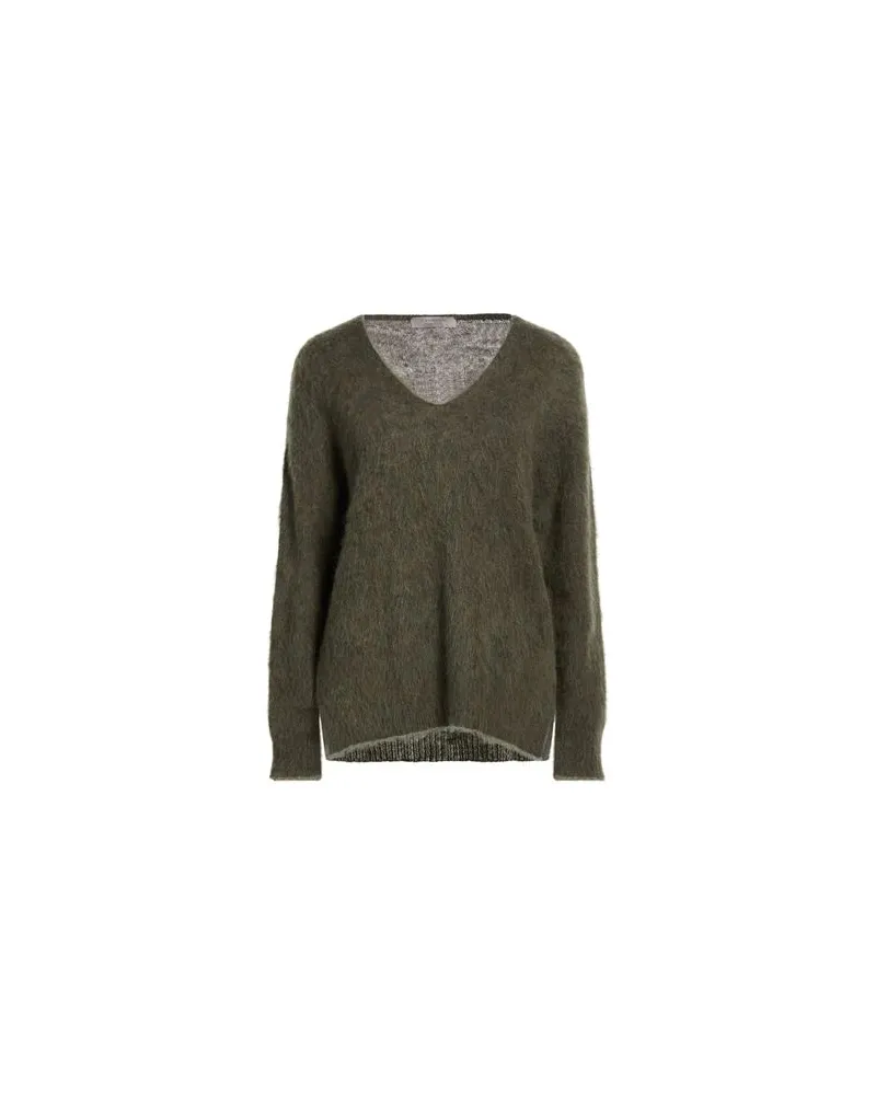 D.EXTERIOR STRICKWAREN - Pulloverauf YOOX.COM Militärgrün
