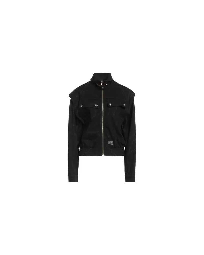 Versace Jeans JACKEN & MÄNTEL - Jeansjacken/Mäntelauf YOOX.COM Schwarz