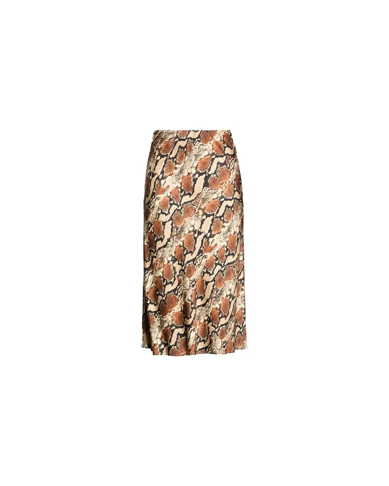 VICOLO HOSEN & RÖCKE - Midi-Röckeauf YOOX.COM Braun
