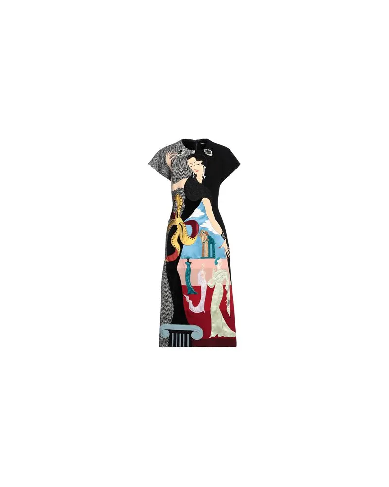 Dolce & Gabbana KLEIDER - Midi-Kleiderauf YOOX.COM Schwarz