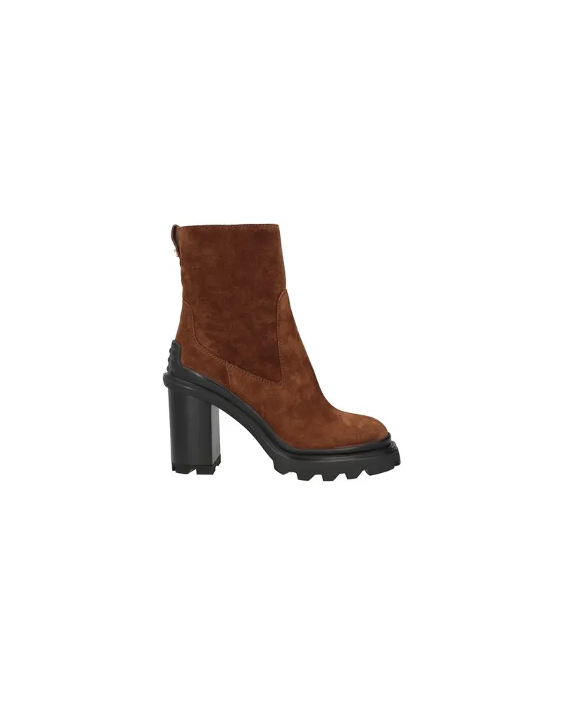 TOD'S SCHUHE - Stiefelettenauf YOOX.COM Braun
