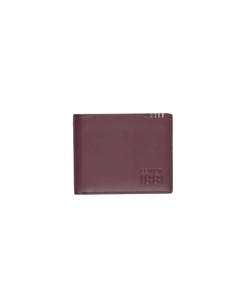 Cerruti 1881 Kleinlederwaren - Brieftaschenauf YOOX.COM Pflaume