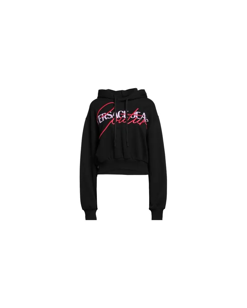 Versace Jeans TOPS - Sweatshirtsauf YOOX.COM Schwarz