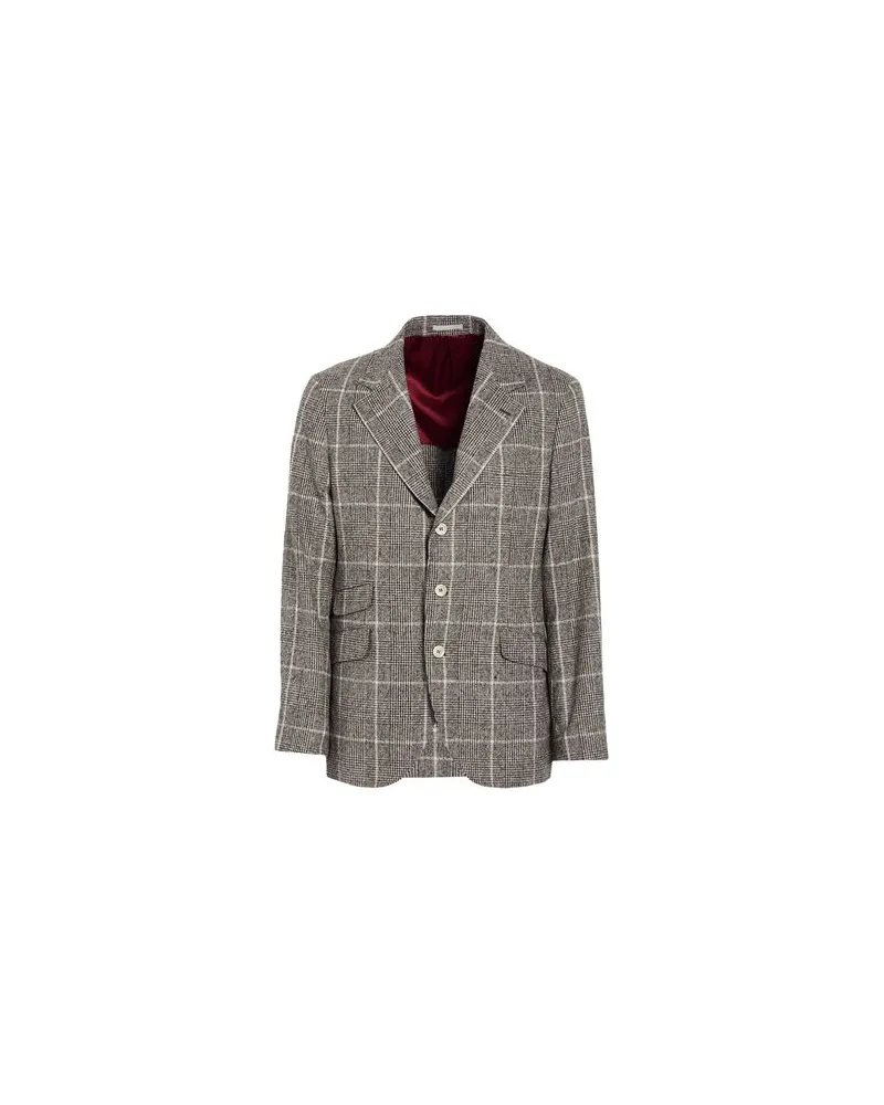 Brunello Cucinelli ANZÜGE und CO-ORDS - Blazersauf YOOX.COM Dunkelbraun