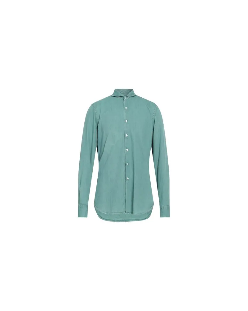 Alessandro Gherardi TOPS - Jeanshemdenauf YOOX.COM Säuregrün