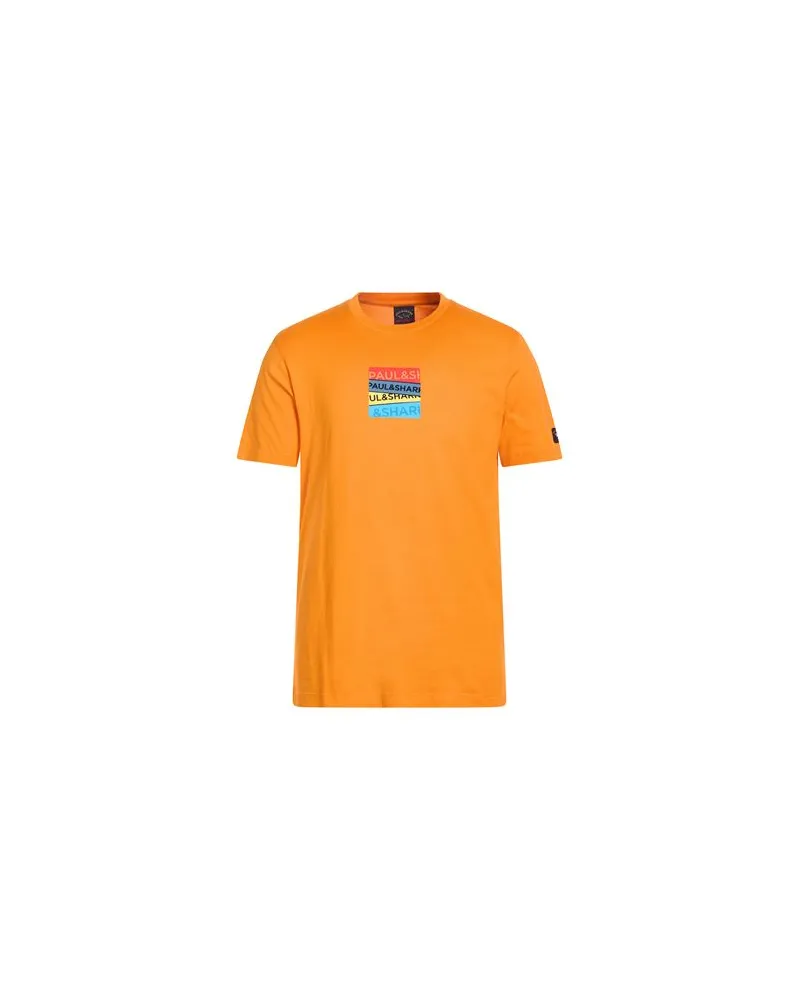 Paul & Shark TOPS - T-shirtsauf YOOX.COM Orange