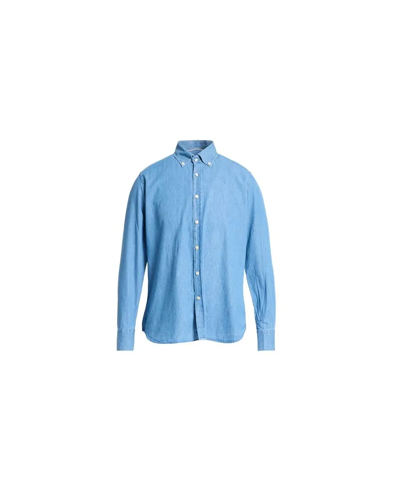 Tintoria Mattei TOPS - Jeanshemdenauf YOOX.COM Blau