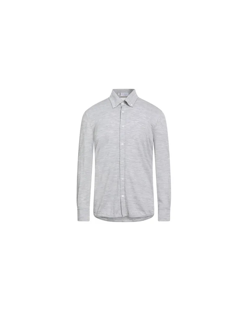 Brunello Cucinelli CASHMERE - TOPS - Hemdenauf YOOX.COM Hellgrau