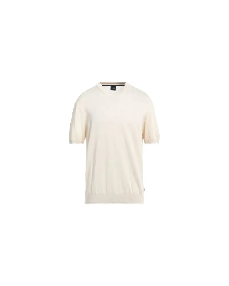 HUGO BOSS STRICKWAREN - Pulloverauf YOOX.COM Cremeweiß