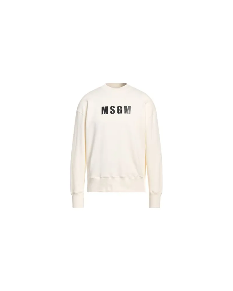MSGM TOPS - Sweatshirtsauf YOOX.COM Elfenbein