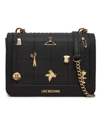 Moschino Schultertasche Schwarz