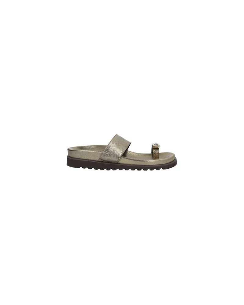 Daniele Ancarani SCHUHE - Zehentrennerauf YOOX.COM Bronze