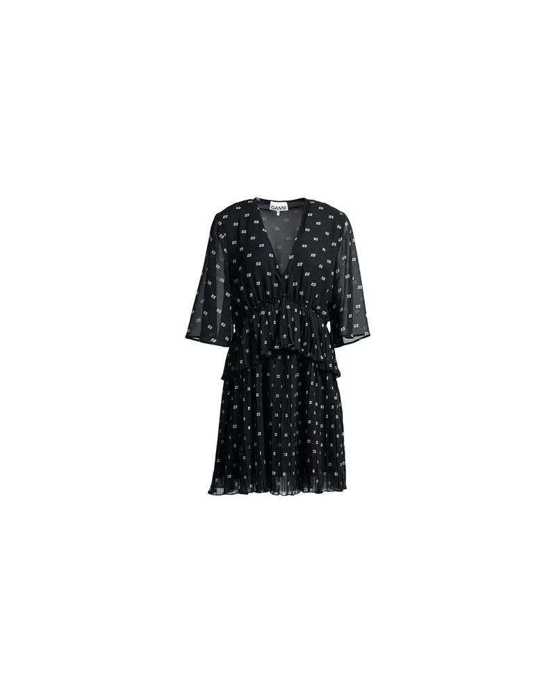 Ganni KLEIDER - Mini-Kleiderauf YOOX.COM Schwarz