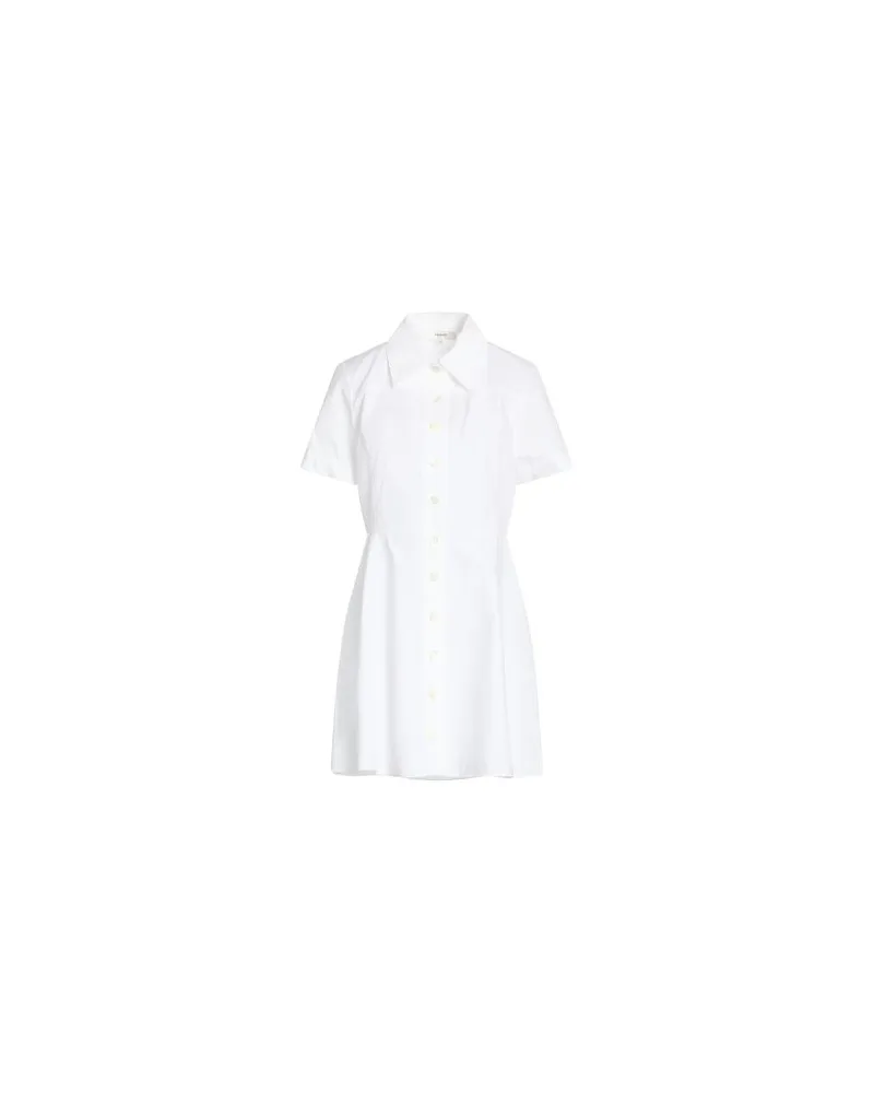Frame Denim THE FLARE MINI DRESS  - KLEIDER - Mini-Kleiderauf YOOX.COM Weiß