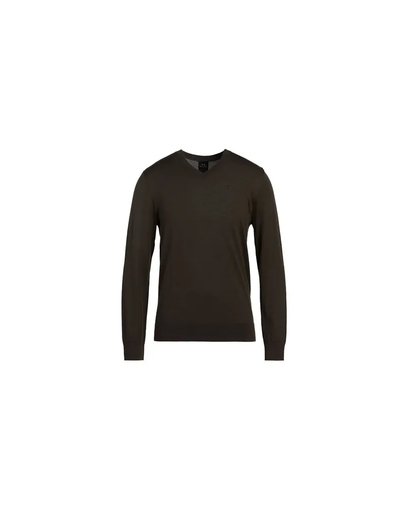 Armani Exchange STRICKWAREN - Pulloverauf YOOX.COM Dunkelgrün
