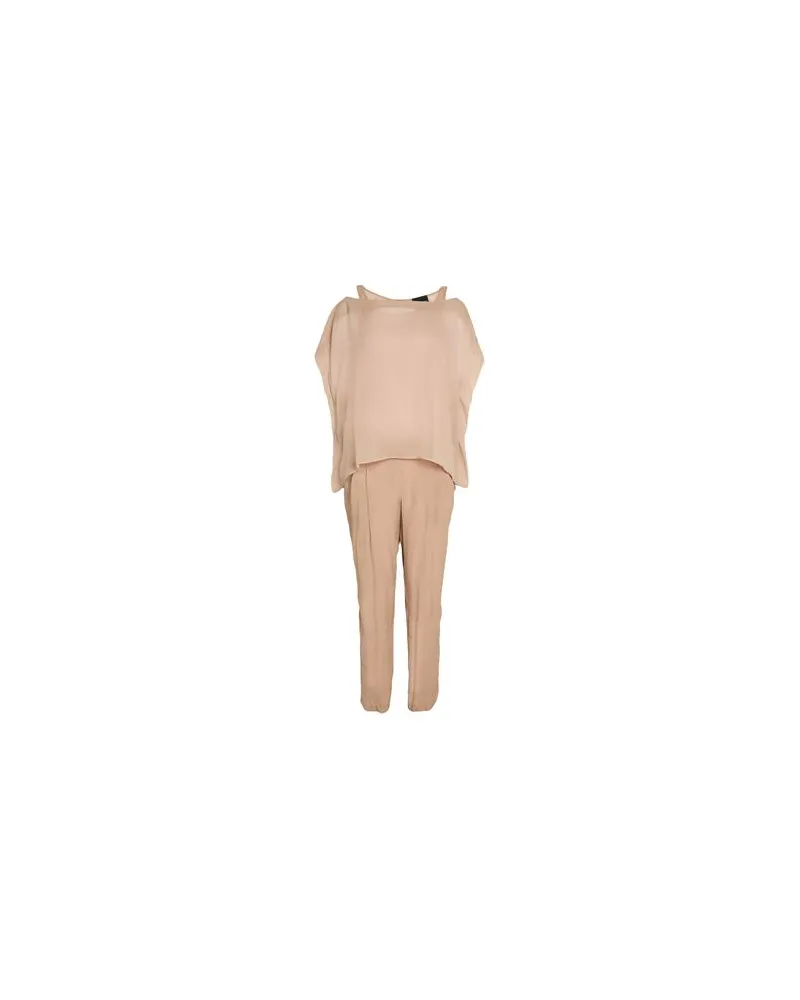 Atos Lombardini OVERALLS - Jumpsuitsauf YOOX.COM Beige