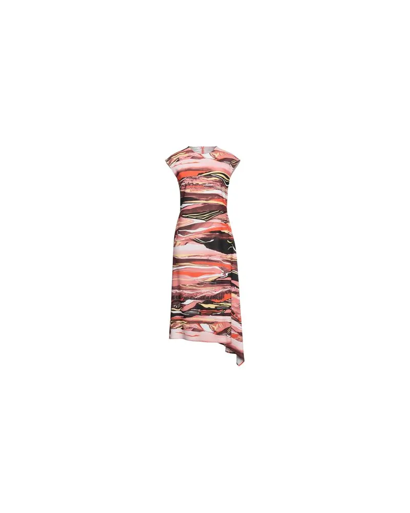 Cédric Charlier KLEIDER - Midi-Kleiderauf YOOX.COM Orange