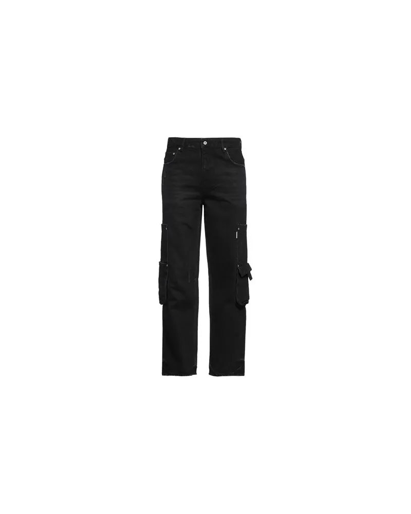 REPRESENT HOSEN & RÖCKE - Jeanshosenauf YOOX.COM Schwarz