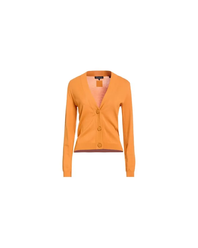 Armani Exchange STRICKWAREN - Strickjackenauf YOOX.COM Rostrot