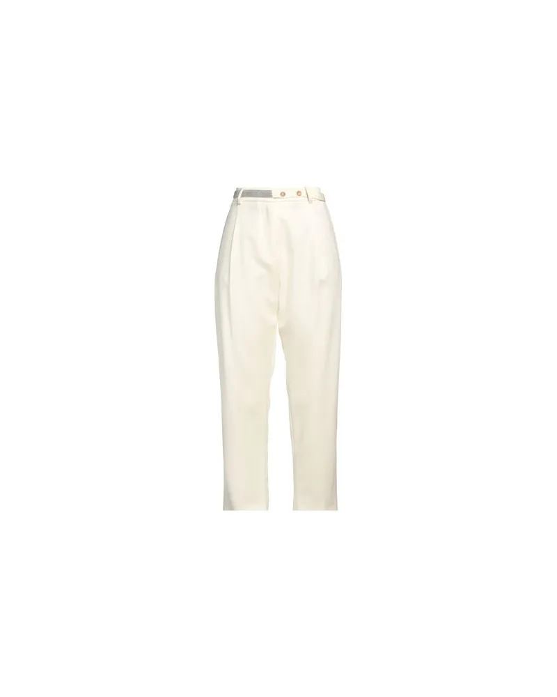 Fabiana Filippi HOSEN & RÖCKE - Hosenauf YOOX.COM Cremeweiß